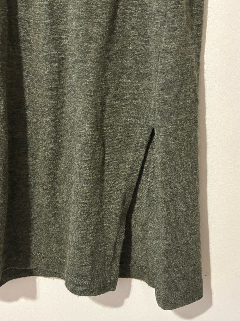 Sleeveless Madewell V-Neck Knit Dress in Olive Green Womens Size Medium - Picture 4 of 7